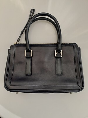 Vintage COACH Blue Womens Leather Handbag Purse K0P 9421 | eBay