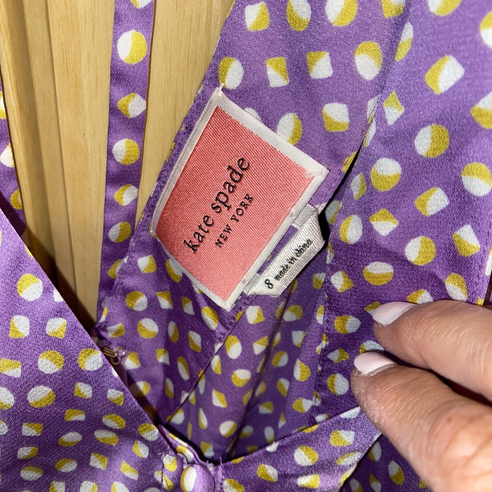 Abito multicolore Kate Spade New York stampa geometrica taglia 8