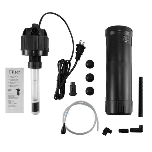 5 in 1 UV Sterilisator Filter Licht Sauerstoff Innenpumpe Aquarium Fisch Teich Tank - Bild 14 von 14