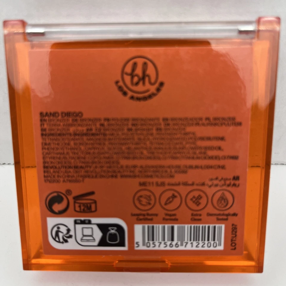 bh Full Heat Matte Bronzer Compact Sand Diego Pressed Powder 0.22 Oz Makeup - Image 4 of 4