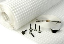 BASEMENT TANKING CAVITY DRAIN MEMBRANE KIT 2MX20M D/S TAPE & 100 PLUGS & SEALS