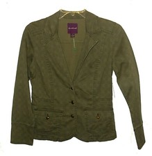 New Jacket Gloria Vanderbilt Cotton Stretch p...