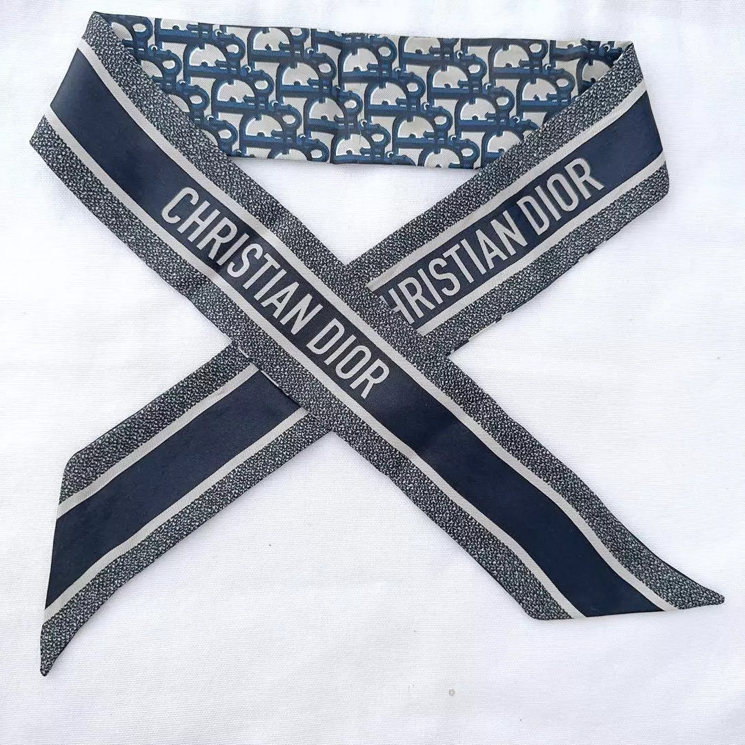 Foulard Dior Oblique Mitza Bandeau Soie 10