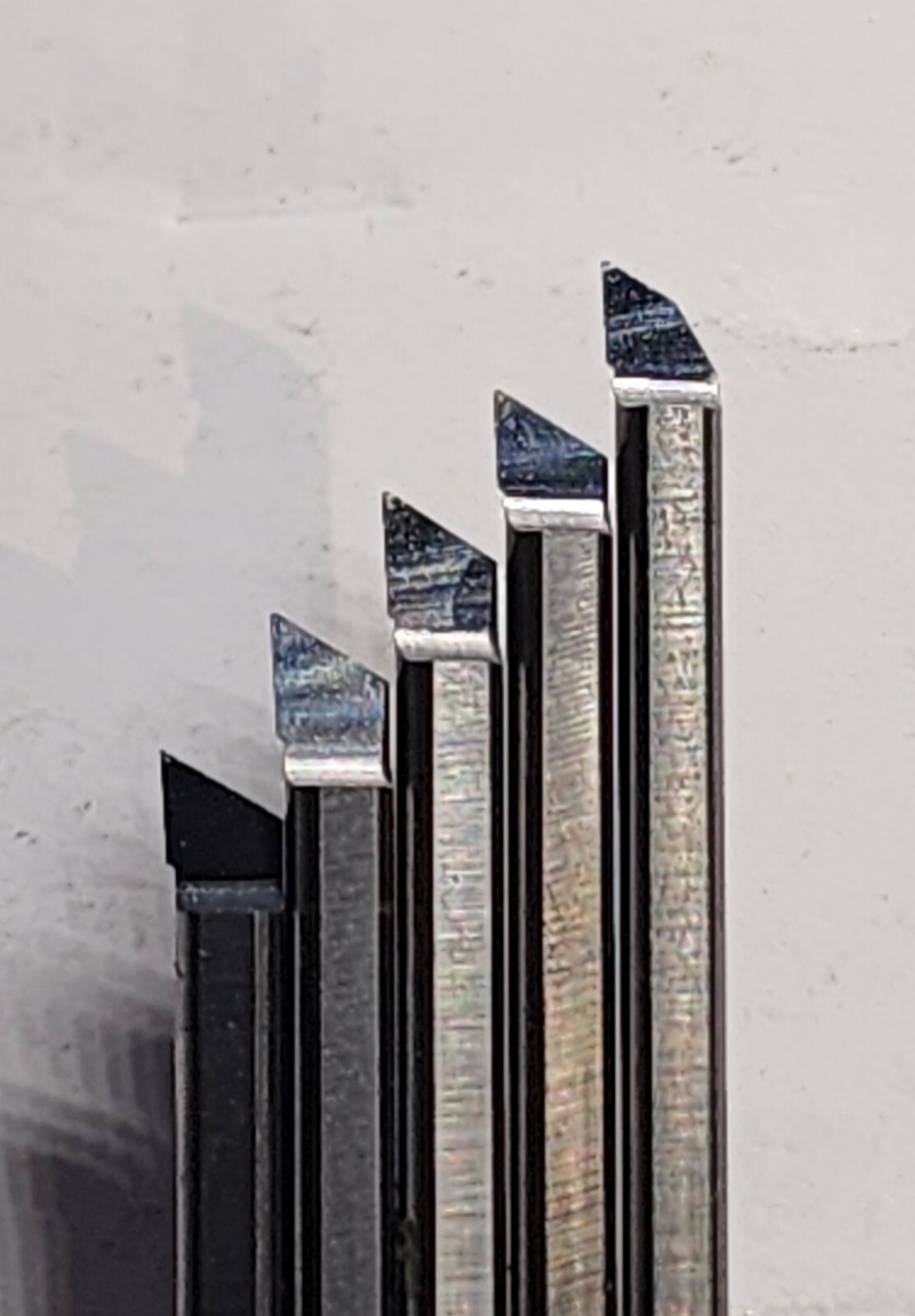 (9pcs Used) 3/32" SHANK, SCB125, CARBIDE MINI BORING BAR .460 Max DOC