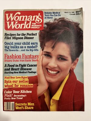 1986 March 18 Women s World Magazine Secrets Men Won t Share (MH233)