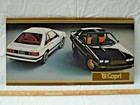 Dealership Showroom Sign/Promotional Poster 1981 Mercury Capri Rs/Black Magic 81 (For: Mercury Capri)