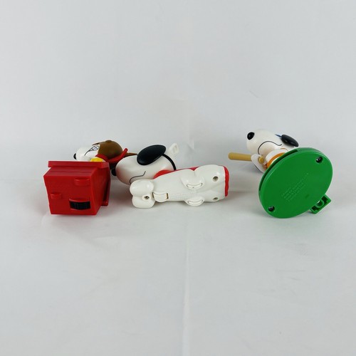 McDonalds Happy Meal Toy Peanuts Flying Ace Snoopy~ lot Of 3 different figures - Picture 5 of 7