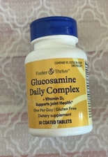 Foster & Thrive Glucosamine Daily Complex 30 Coated Tablets Exp 05/25