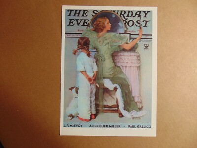 Saturday Evening Post Oct 21,1933  (REPRINT) Norman Rockwell (COVER ONLY) 