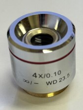 Motic 4x/0.10 ∞/- WD 23.5 Microscope Objective