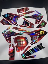 BOMBMOTO B1 graphics kit decals THICK AND HIGH GLOSS ......