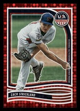 2024 Panini Stars & Stripes ZACH STRICKLAND RED 182/199 #119