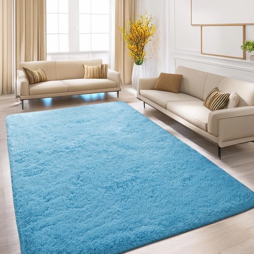 Modern Extra Large Thick Shaggy Rugs Living Room Bedroom Carpet Hallway Runner - Picture 18 of 21