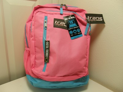 trans pink backpack