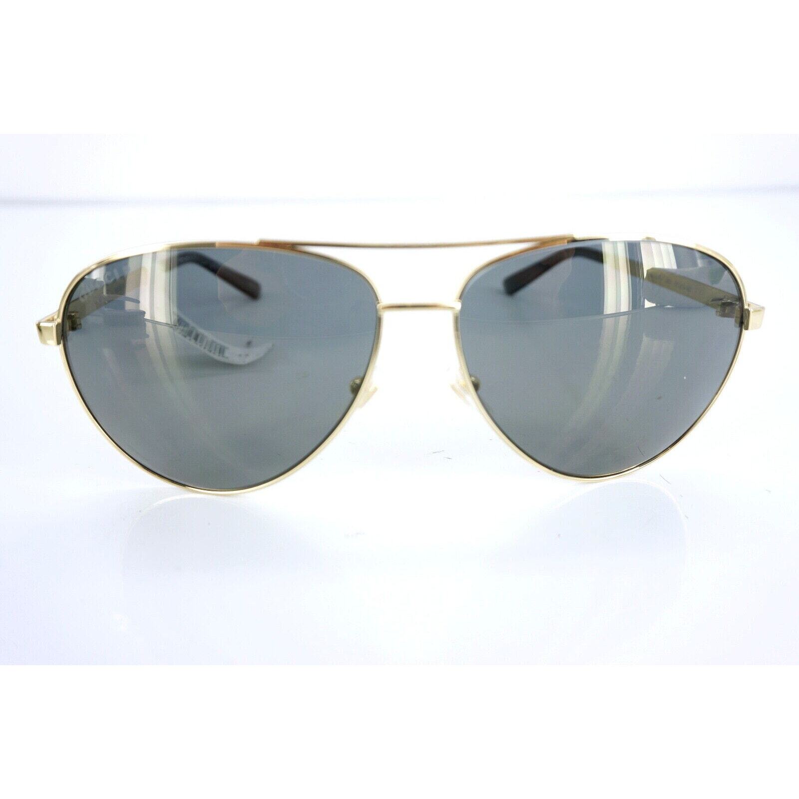 Gucci Aviator Sunglasses GG 0237/S $455 New Metal Gold Gunmetal Flash-image