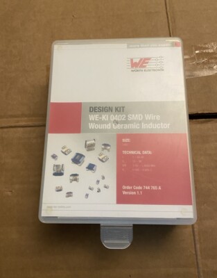 WURTH ELEKTRONIK SMD WIRE WOUND CERAMIC INDUCTOR DESIGN KIT WE-KI 0402 744765A