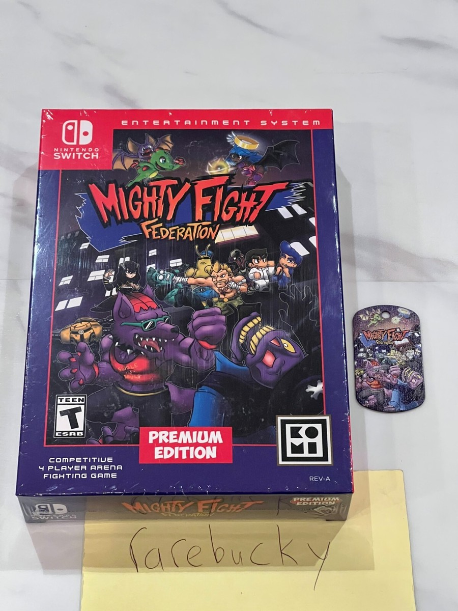 Mighty Fight Federation Retro Edition (Switch) NEW SEALED MINT W
