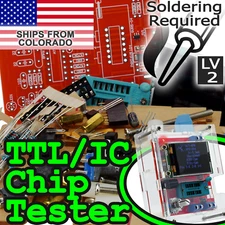 GM328 IC-TTL Transistor Tester with Clear Case - Component Tester