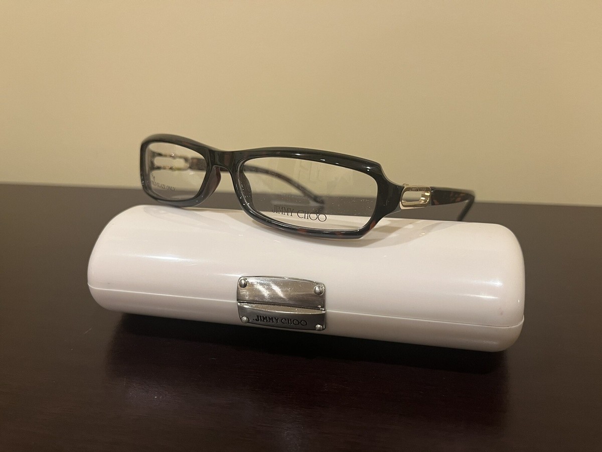 Jimmy Choo JC 01 0086 Brown Tortoise‎ Gold EYEGLASSES GLASSES FRAMES 55-14-125 NEW Jimmy Choo JC 01 0086 Dark Brown Gold EYEGLASSES GLASSES  main image 2