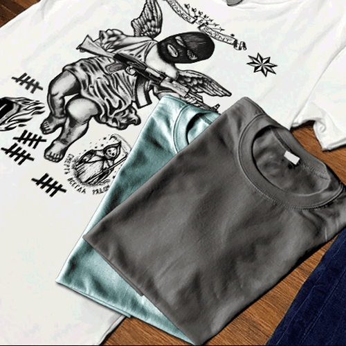 Russian Prison Tattoo T-shirt, Gangster Mafia Russia Criminal Mob Underworld - 第 3/4 張圖片