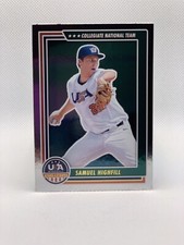 2022 Panini USA Stars & Stripes Samuel Highfill #43 Collegiate ￼National RC