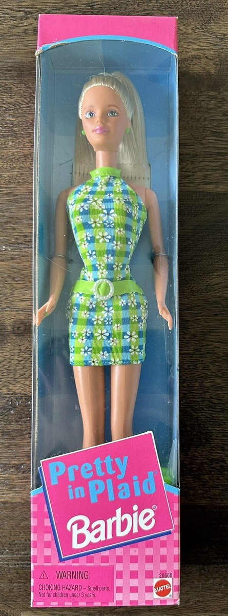 1998 Mattel Pretty In Plaid Barbie New In Box 20666 (132) | eBay