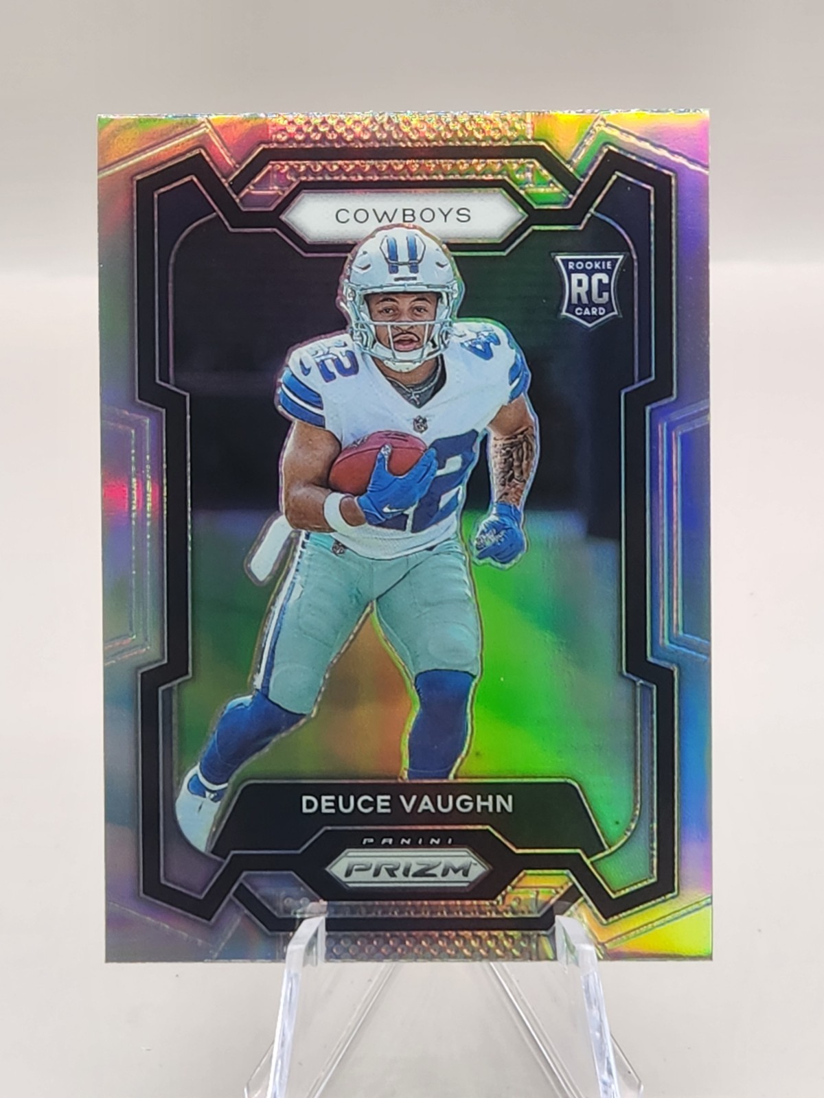 2023 Panini Prizm - Rookies Deuce Vaughn #324 Silver Prizm (RC)
