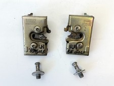 FRONT DOOR LATCHES, L. and R., with Striker Bolts, OEM, 1985 VW Golf, '84-'90