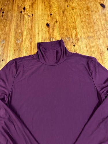 Commando Women Crop top Turtleneck Dar Red size M - Picture 6 of 7