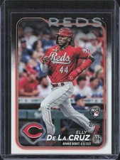 2024 Topps Update Elly De La Cruz Base Rookie Debut Rookie Card #US350 - Reds RC
