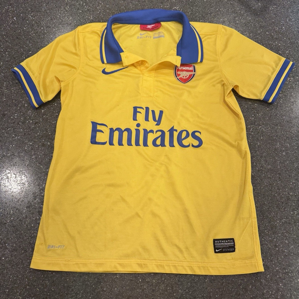 Arsenal アーセナル 13-14 Away Kit ニャブリ Arsenal 13/14 Away kit/jersey Wilshere #10 men's S - 2013/14