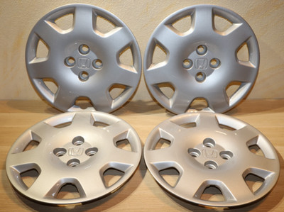 4x Original Honda Civic 44733-S6D-E100 Radkappe, Radzierblende 15 Zoll, B-Ware