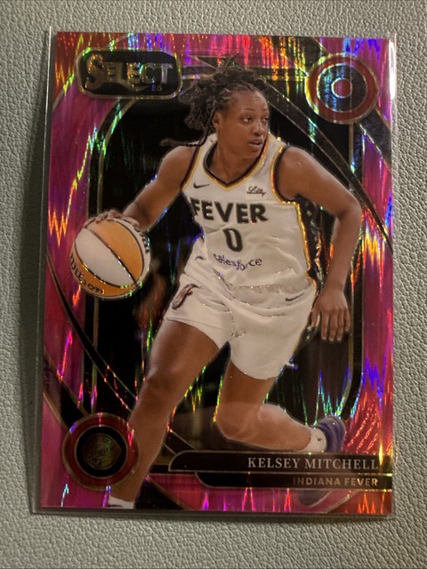 2025 Panini Select WNBA Kelsey Mitchell Indiana Fever Courtside Prizm #217