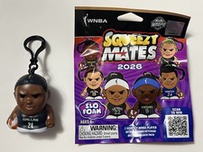 NEW 2026 ARIKE OGUNBOWALE Dallas Wings SqueezyMates WNBA Keychain Bag Clip