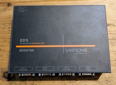 Lantronix EDS4100 4-Port Terminal Enterprise Device Server. Rev M18