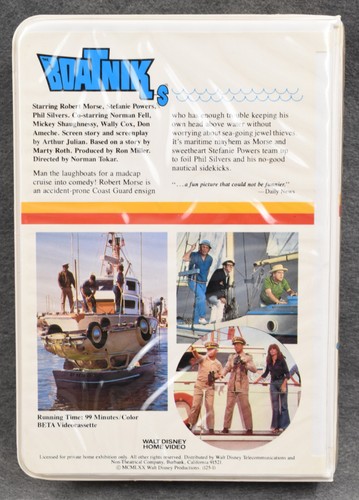 Vintage Disney Betamax The Boatniks Clamshell Rare OOP Comedy - Picture 2 of 10