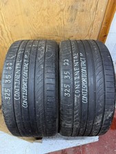 325/35/22 - Continental ContiSport contact - Pressure tested - No repairs - x2