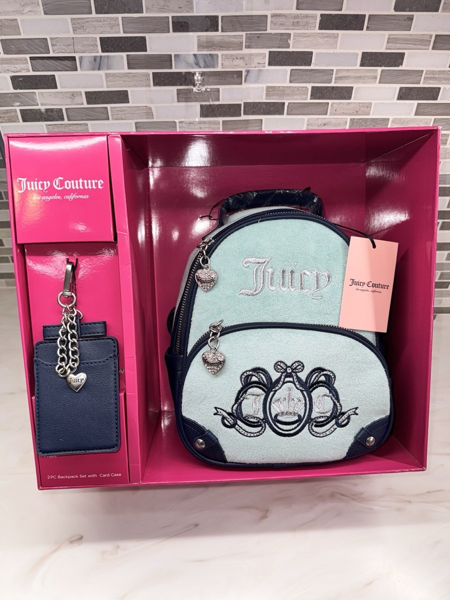 Juicy Couture Lovers Club Mini Backpack With Card Case 2 Set