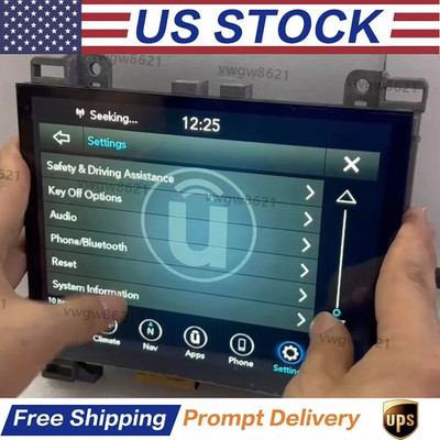 17-22 Replacement 8.4'' Uconnect 4C UAQ LCD Display Touch Screen Radio Navigation