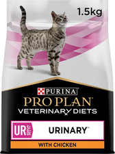 PRO PLAN VETERINARY DIETS UR Urinary Chicken Dry Cat Food 1.5Kg 12.75 per kilo