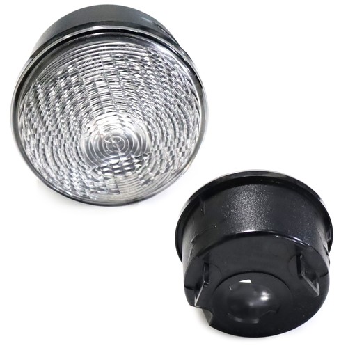 Used OEM LH & RH Front Clear Lens Turn Signal Lamp Housings For Jeep Wrangler JK