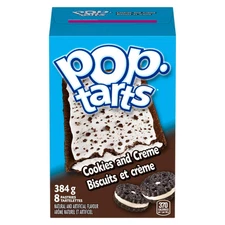 Kellogg's Pop-Tarts, Frosted Cookies and Creme Flavored, 8 pastries, 384g