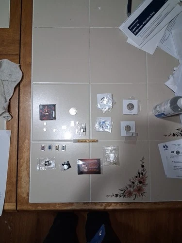 Over 1Troy Ounce Of .999 Fine Silver Plus 22kt Covered Buffalo Nickel, Gold Flak