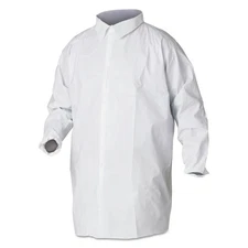 KleenGuard 44444 A40 Liquid/Particle Protection Lab Coats - XL, WT (30/CT) New