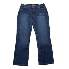 Riders by Lee Bootcut Women Size 18 Petite Blue Jeans 36x28 Mid Rise