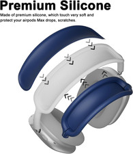 for Airpods Max Headphones Case, Protective Silicone Case Cover Skin Accessor...