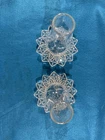 Vintage Small Federal Glass Mini Hurricane Candle Lamp 5.5” high-1960’s