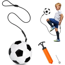 Soccer Training Equipment, Soccer Ball Dribble Trainer for Juggling, Foot Con...
