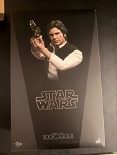 Hot Toys Star Wars A New Hope Han Solo 1 6 Figure MMS261 Harrison Ford NIB