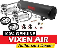 AIR SUSPENSION KIT/SYSTEM FOR TRUCK/CAR BAG/RIDE/LIFT, DUAL COMPRESSOR, 5G TANK